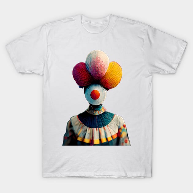 Pierrot T-Shirt by www.TheAiCollective.art